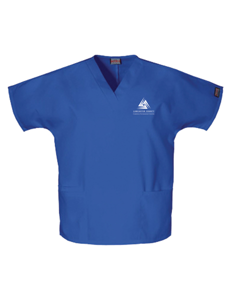 Picture of Royal V Neck Scrub Top